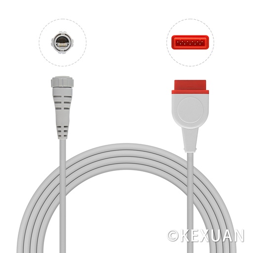 GE>Marquette 11Pin Compatible Medex Adapter Cable