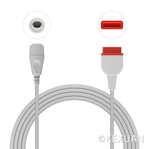 GE>Marquette 11Pin Compatible Edwards Adapter Cable