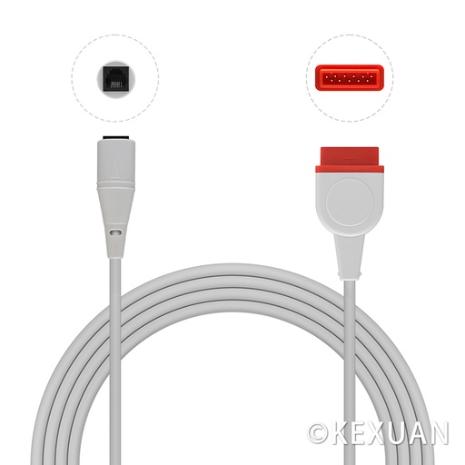 GE>Marquette 11Pin Compatible Abbott Adapter Cable