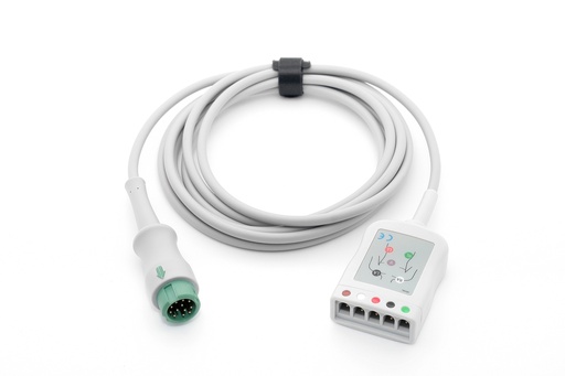 迈瑞12针分体式5导心电导联线主线缆